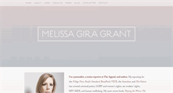 Desktop Screenshot of melissagiragrant.com